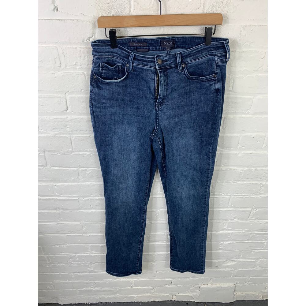 Not Your Daughter's Jeans Women's Sheri Slim Ankle Jeans Denim Blue Size 10
